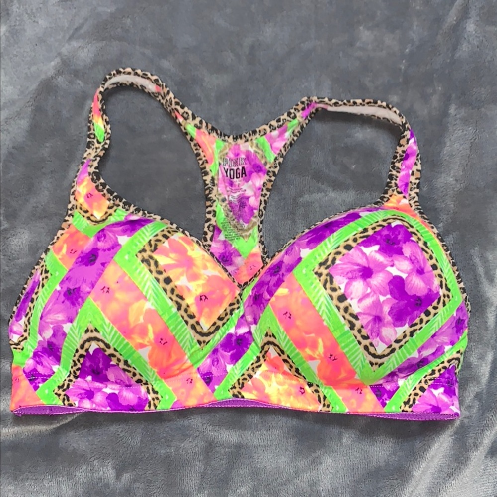 Victoria’s Secret multicolor yoga sports bra
